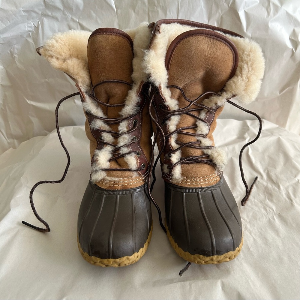 L.L.Bean Wicked Good Faux Fur Boots - Picture 3 of 9